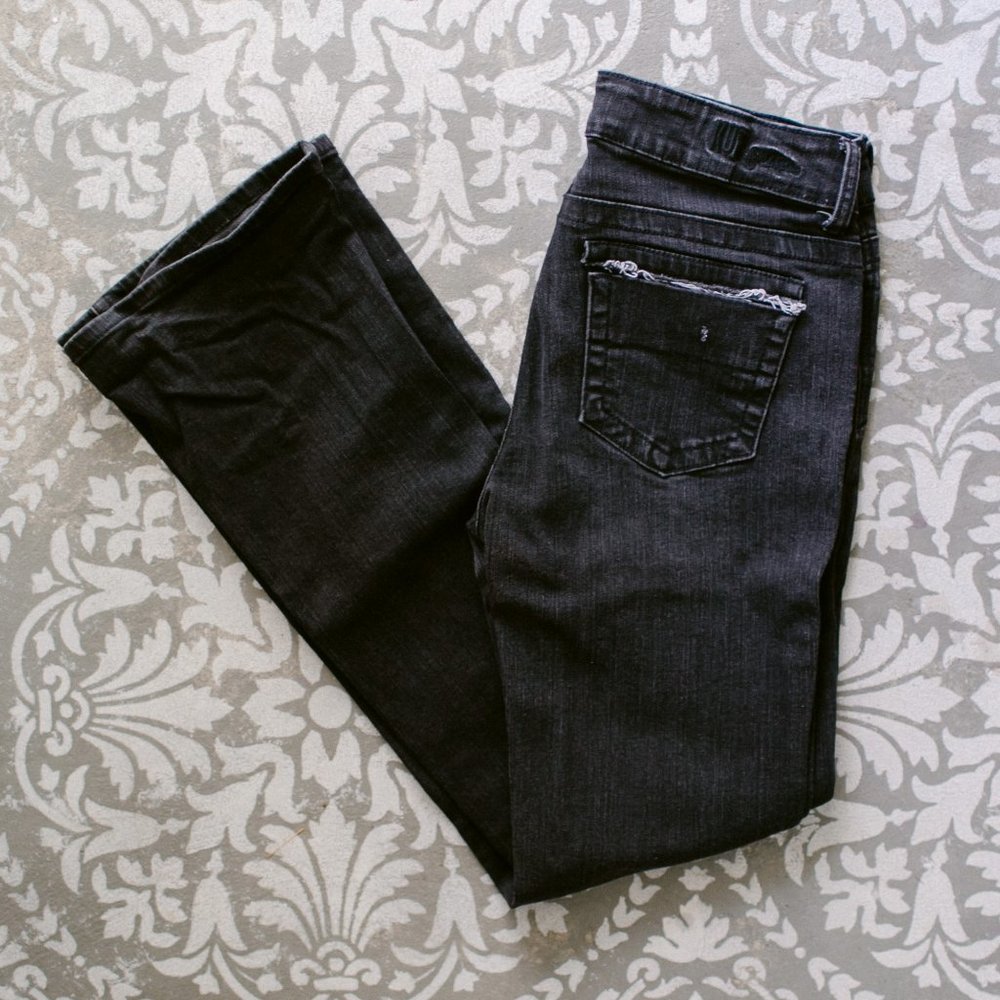 Kut from the Kloth Black Jeans Women's 6 Bootcut - Picture 4 of 6